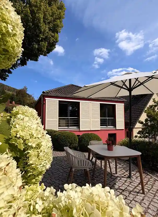 Ferienhaus Conradshöh mit Terrasse und Garten in Manebach
