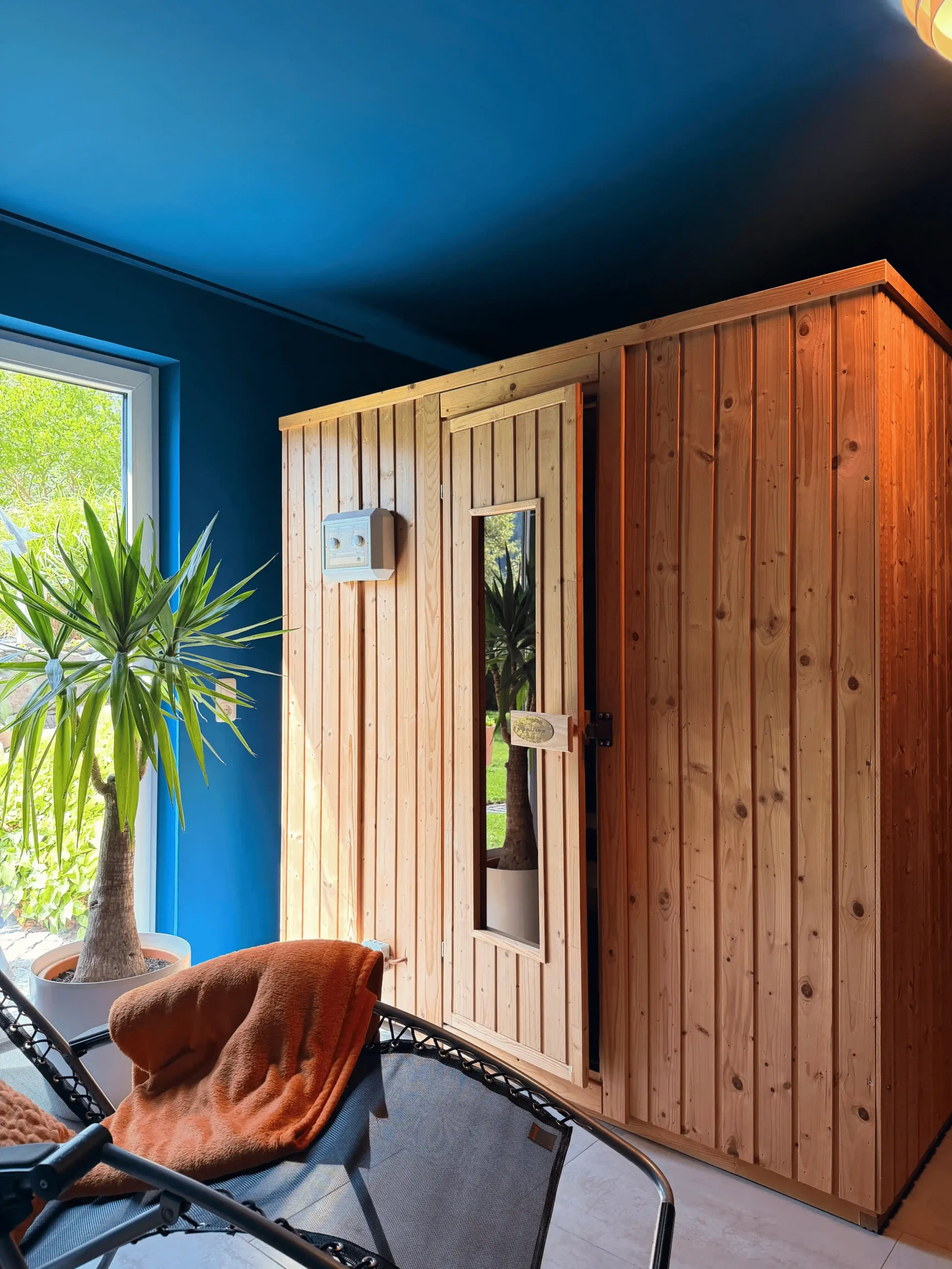 Eigene Sauna im Ferienhaus im Thüringer Wald