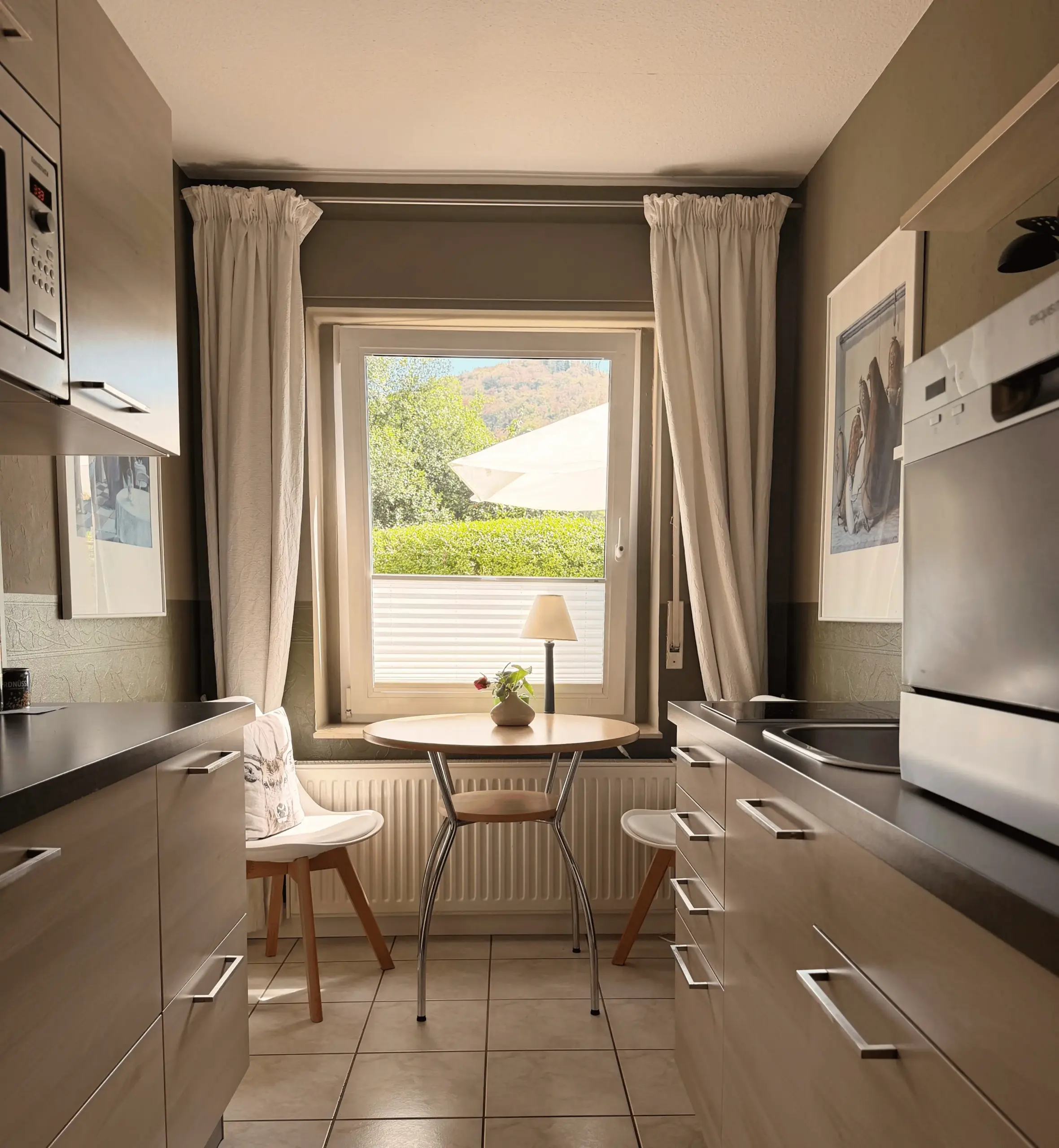 Küchenzeile in Antoinettes Ferienwohnung